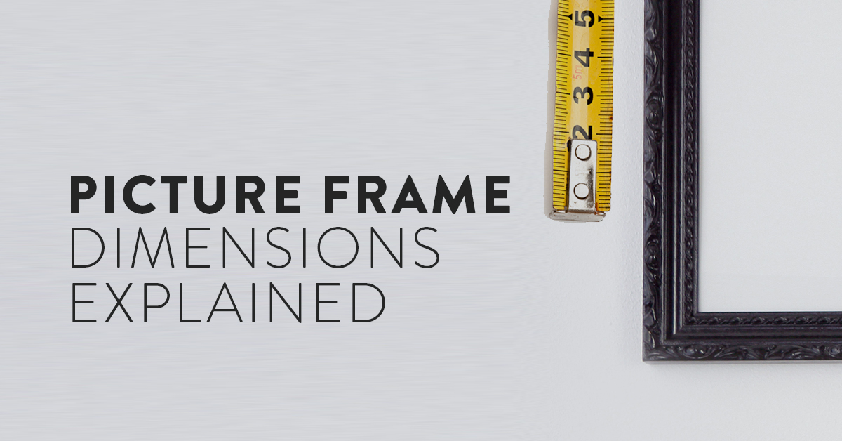 dimensions of picture frames