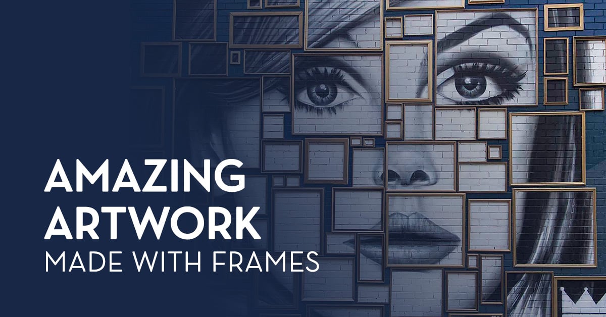 Amazing Artwork Made With Picture Frames