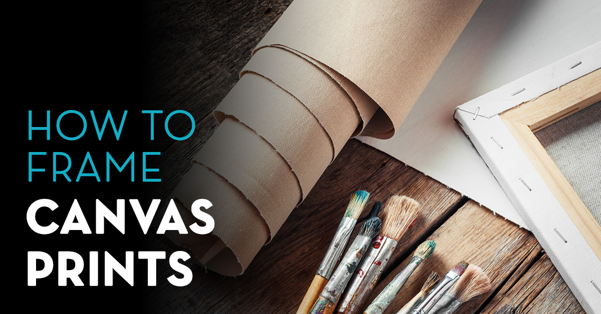 How to Frame a Canvas Painting or Print