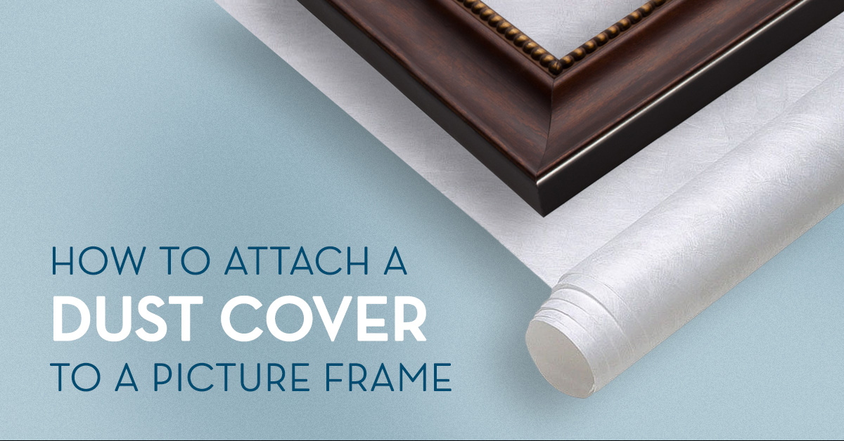 how to attach a dust cover to a frame