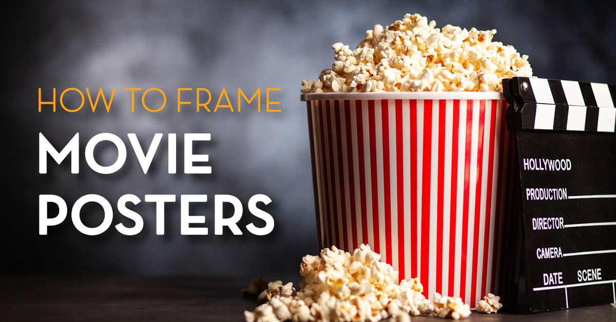 how to frame movie posters