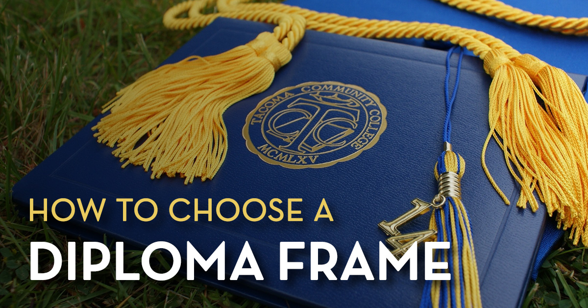how to choose diploma frames