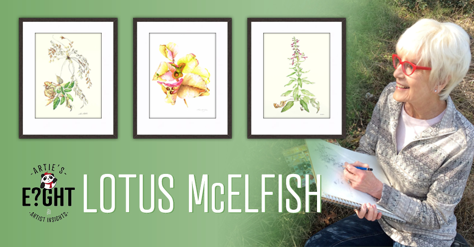 Fortuitously Named: Meet Botanical Artist Lotus McElfish