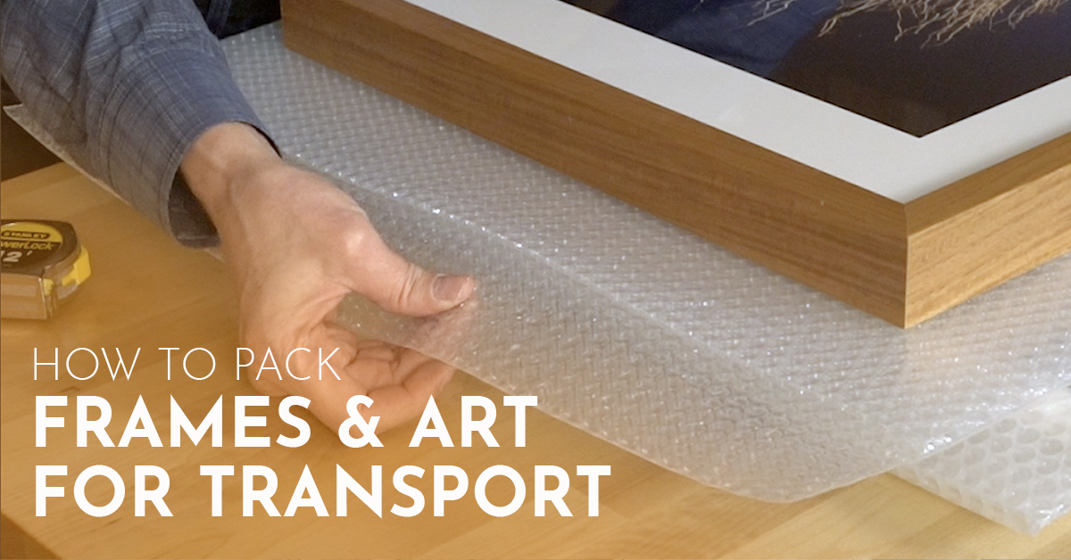 How to Pack Picture Frames for Transport